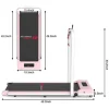 Vente-unique Fitness-2 In 1 Elektrische Vouwpartij Met Lcd -Scherm Versterkt Frame Voor Thuiskantoor