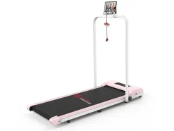 Vente-unique Fitness-2 In 1 Elektrische Vouwpartij Met Lcd -Scherm Versterkt Frame Voor Thuiskantoor