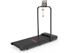 Vente-unique Fitness-2 In 1 Elektrische Vouwpartij Met Lcd -Scherm Versterkt Frame Voor Thuiskantoor