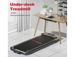 Vente-unique Fitness-2 In 1 Elektrische Vouwpartij Met Lcd -Scherm Versterkt Frame Voor Thuiskantoor