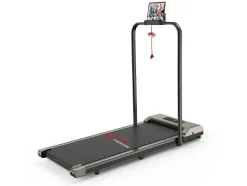 Vente-unique Fitness-2 In 1 Elektrische Vouwpartij Met Lcd -Scherm Versterkt Frame Voor Thuiskantoor