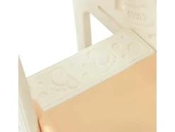 ModernLuxe Spel Voor Buiten-3 In 1 Glijbaan - Met Trap, Basketbalring - Autovorm - Roze