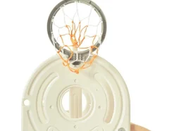 ModernLuxe Spel Voor Buiten-3 In 1 Glijbaan - Met Trap, Basketbalring - Autovorm - Roze