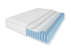 Vente-unique Latex Matras-90 X 200 Cm Matras Met 7-Zone Pocketveren En Hr-Foam, 25 Cm Dik - Merax