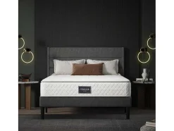 Vente-unique Latex Matras-90 X 200 Cm Matras Met 7-Zone Pocketveren En Hr-Foam, 25 Cm Dik - Merax