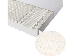 Vente-unique Latex Matras-90 X 200 Cm Schuimmatras 7 Comfortzones Dikte 20Cm - Merax