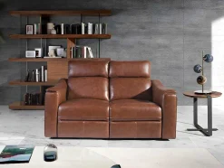 Angel Cerda 2En 3-Zitsbank-2 Zits Leren Relaxbank 6165