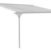 EXPERTLAND Prieel, Pergola, Gazebo En Kiosk-Aanleunende Pergola In Aluminium 13,2 M - Wit - Alvaro