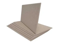 Vente-unique Wandpaneel-Akoestisch Wandpaneel Mcw-L52 (Set Van 6), Lichtbruin
