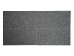 Vente-unique Wandpaneel-Akoestisch Wandpaneel Mcw-L52 (Set Van 6), Grijs