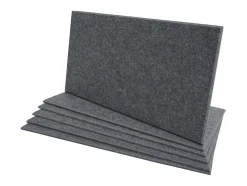 Vente-unique Wandpaneel-Akoestisch Wandpaneel Mcw-L52 (Set Van 6), Grijs