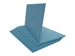 Vente-unique Wandpaneel-Akoestisch Wandpaneel Mcw-L52 (Set Van 6), Blauw