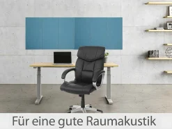 Vente-unique Wandpaneel-Akoestisch Wandpaneel Mcw-L52 (Set Van 6), Blauw