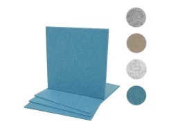 Vente-unique Wandpaneel-Akoestisch Wandpaneel Mcw-L52 (Set Van 4), Blauw