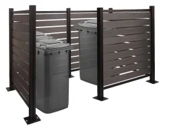 Vente-unique Tuinhuis-Aluminium Afvalemmerhek Mcw-K57, Grijs