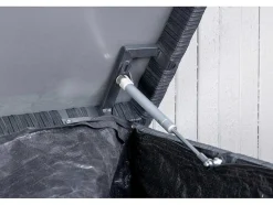 Vente-unique Tuinopslag-Amazon Kussendoos Zwart.