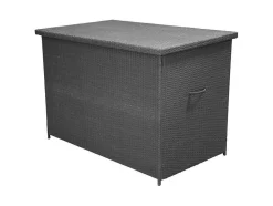 Vente-unique Tuinopslag-Amazon Kussendoos Zwart.