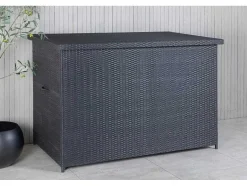 Vente-unique Tuinopslag-Amazon Kussendoos Zwart.