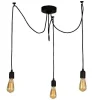 EPIKASA Aanbiedingen: Woonaccessoires-Andria Hanglamp, Zwart, 180 X 180 X 93 Cm,