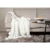 Venture Home Huistextiel-Anny Plaid 170X130Cm Wit.