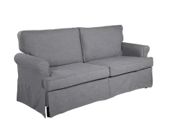 Vente-unique Modulair-Anton Bank 2 Persoons Grijs.