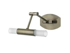 EPIKASA Wandlamp-Aquatic Wandlamp, Messing, Wit, 24X3X9 Cm,