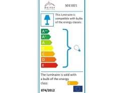 EPIKASA Wandlamp-Aquatic Wandlamp, Messing, Wit, 24X3X9 Cm,