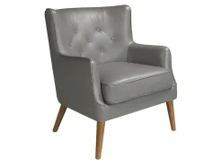 Angel Cerda Fauteuil Leer-Armstoel Met Leren Bekleding 5085