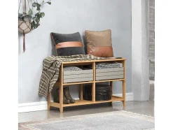 Vente-unique Schoenenkast-Arona Schoenenkast, Bank Honing.