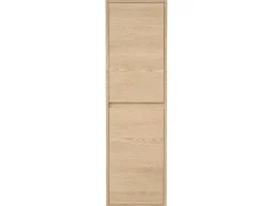 Vente-unique Badkamerkast-Badkamerkolom - Eikenfineer - L30 X B35 X H120 Cm - Enosea