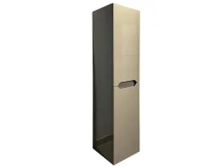 Vente-unique Badkamerkast-Badkamerkolom Hangend Model - Taupekleurig - L30 X B30 X 120 Cm - Stefanie