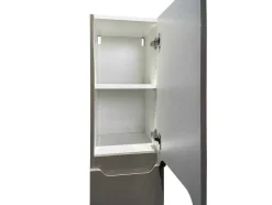 Vente-unique Badkamerkast-Badkamerkolom Hangend Model - Taupekleurig - L30 X B30 X 120 Cm - Stefanie