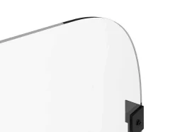 Shower & Design Badscherm-Badscherm In Industriele Stijl Met Afgeronde Hoeken - 80 X 140 Cm - Timour