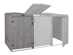 Vente-unique Tuinhuis-1-Bak/2-Bak Bekleding Mcw-H74, Antracietgrijs