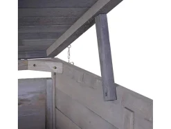 Vente-unique Tuinhuis-1-Bak/2-Bak Bekleding Mcw-H74, Antracietgrijs