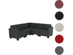 Vente-unique Bankstel 3+2-Bankstel Moncalieri 5, Donkergrijs