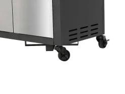 Vente-unique Buitenkeuken-Barbecue Op Gas Met 4 Branders, 1 Rechaud Aan De Zijkant En 1 Grill 148 X 56 X 121 Cm - Roasty