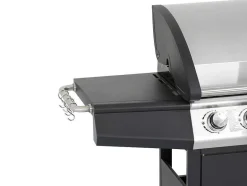 Vente-unique Buitenkeuken-Barbecue Op Gas Met 4 Branders En 1 Rechaud Aan De Zijkant 143 X 54 X 115 Cm - Smoky