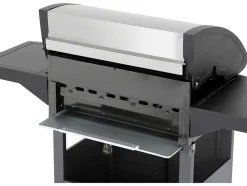Vente-unique Buitenkeuken-Barbecue Op Gas Met 4 Branders En 1 Rechaud Aan De Zijkant 143 X 54 X 115 Cm - Smoky