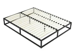 Ysmée Bedbodem-Bedbodem Met Latten Van Metaal 140 X 190 Cm - 2 X 19 Latten - Zwart - Rammus Van Ysmee