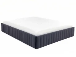 Ysmée Bedbodem-Bedbodem Met Opbergruimte 160 X 200 Cm Van Grijs Velours - Sethi Van Dreamea