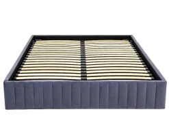 Ysmée Bedbodem-Bedbodem Met Opbergruimte 160 X 200 Cm Van Grijs Velours - Sethi Van Dreamea
