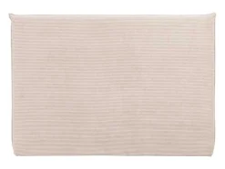 Vente-unique Hoofdeinde En Brugkast-Bedhoofd 180 Cm - Ribfluweel - Beige - Ambrilia