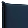 Vente-unique Hoofdeinde En Brugkast-Bedhoofdeinde 180 Cm - Fluweel - Nachtblauw - Ambrilia