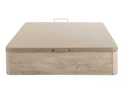 DREAMEA Set Matras En Lattenbodem-Bedset 160 X 200 Cm - Bedbodem Met Lichte Houtlook En Opbergruimte + Matras In Schuim Met Hoge Dichtheid - Heaven Van Play