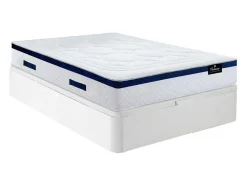 Palacio Set Matras En Lattenbodem-Bedset 180 X 200 Cm - Witte Bedbodem Met Opbergruimte + Matras Met Pocketveren - Marquis Van Dreamea Play