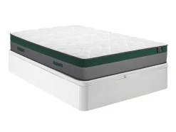 Ysmée Set Matras En Lattenbodem-Bedset 140 X 190 Cm - Witte Bedbodem Met Opbergruimte + Matras Met Pocketveren - Prestige Van Ysmee Play