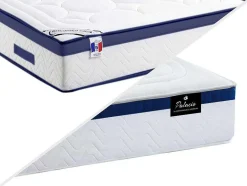 Palacio Set Matras En Lattenbodem-Bedset 160 X 200 Cm - Witte Bedbodem Met Opbergruimte + Matras Met Pocketveren - Marquis Van Dreamea Play