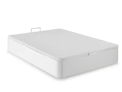 DREAMEA Set Matras En Lattenbodem-Bedset 140 X 190 Cm - Witte Bedbodem Met Opbergruimte + Matras In Schuim Met Hoge Dichtheid - Heaven Van Play