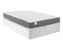 DREAMEA Set Matras En Lattenbodem-Bedset 140 X 190 Cm - Witte Bedbodem Met Opbergruimte + Matras In Schuim Met Hoge Dichtheid - Heaven Van Play